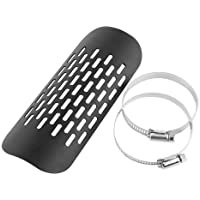 Keenso Automotive Protector de calor de escape de metal- silenciador de escape de motocicleta Tubo Protector de calor…
